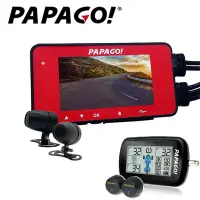 在飛比找Yahoo奇摩購物中心優惠-【PAPAGO!】 GoSafe 486C機車紀錄器+M10