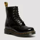 Dr Martens Doc 8 Hole 1460 Black Distressed Patent 27774001