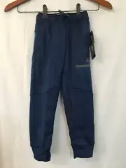 NEW Russell Boys Tech Fleece Athletic Jogger Pants Blue Sz XS 4-5