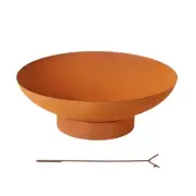 Fire Pit Iron Bowl 80cm Outdoor Patio Fireplace GE-80