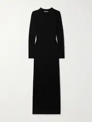 [FFORME] FFORME - Aina Cotton-jersey Maxi Dress - Black - large large Black