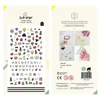 在飛比找蝦皮購物優惠-客秋皮~ 韓國 suatelier  可愛 日記裝飾貼紙 手