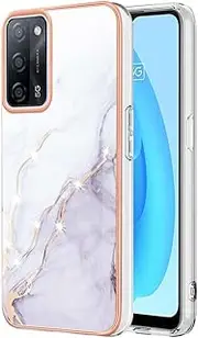 [RonRun] Case for Oppo A16 (Oppo A16s Oppo A54s), Anti-Scratch Ultra Thin Matte Soft Silicone TPU Mobile Phone Case, Supports Wireless Charging Compatible Oppo A16 (Oppo A16s Oppo A54s) White