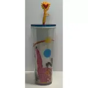 Starbucks Venti Latin Tumbler Hola Manuela Guillen Silicone Straw Topper NWT
