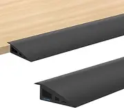 LIEKUMM Rubber Threshold Ramp, 3-3.5cm Height × 200cm Wide, 1000kg Load Capacity Overlap Edge Reducer, Threshold Strips for Doorways, Carpets, Tiles, Laminate Flooring, Golf Carts, Scooters