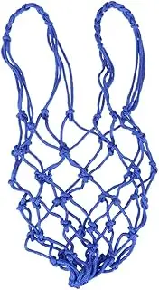 Mikinona Heavy Duty Nylon Mesh Net Bag for Basketball and Soccer Drawstring Storage Carrier Design for Sports Equipment Durable and Cost for Schools