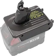 Tueddur V6 Battery Adapter Replacement for Dyson V6 Battery, Convert Milwaukee M18 18V Battery to Dyson V6 DC62 DC59 DC61 Animal Absolute Motorhead Handheld Vacuum Cleaner(Adapter only, not battery