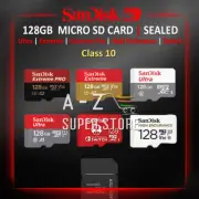 MICRO SD CARD 128GB SanDisk Ultra, Extreme Pro, Switch Fast Memory Class 10 Fast