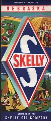 1961 Skelly Road Map: Nebraska NOS