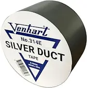 Venhart Duct Tape, 2 Rolls, Silver, Strong Adhesive, General Purpose 48mm x 30m x 0.13mm