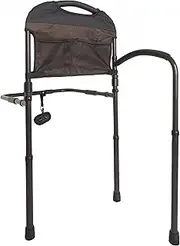 Stander Mobility Rail, Senior Bed Rail and Assist Bar with Swing-Out Mobility Arm and Organizer Pouch