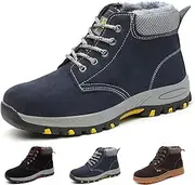 [Gainsera] Safety Boots Men Women Lightweight Work Boots with Steel Toe Cap Breathable Kevlar Safety Shoes Trainers Puncture Proof Comfy Work Shoes