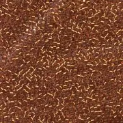 Dyed Silver-Lined Orange Miyuki Delica Beads 11/0 (DB1333-TB)