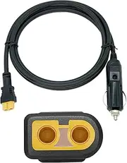 WEZCHUGHAOL XT60 Connector Multifunctional Portable Charging Cable Cigarette Lighter 1.5M Extension Cable Adapter Practical Female Connector Car Charging Cable for Auto Parts