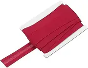 uxcell 3/4 Inch Single Fold Bias Tape Cotton Continuous Bulk Bias Tape for Sewing, Seaming Quilting Hemming Binding Crafts Simple Packaged (Jujube Red 10 Yards)
