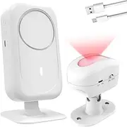 DAYTECH Motion Sensor Door Chime, Wireless Doorbell for Business Entry with 3 Working Modes Welcome Infrared Motion Sensor Detector Caregiver Reminder for Elderly, 1 Receiver 1 Transmitter