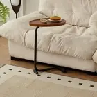 C-shaped Side Table Small Sofa Table for Living room Nightstands for Bedroom
