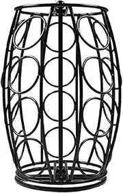 360 Rotating Coffee Capsules Dispenser，Compatible for K-Cup， Coffee Pod Storage Rack Holds 20 Coffee Pods