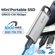 New Portable External Hard Drive USB3.2 Type-C 1000MB/S Mini PSSD For Laptop Lot