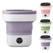 7.5L Mini Portable Bucket Washer Foldable Washing Machine With Soft Spin Dry