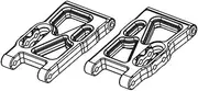 YIYBM 1/14 RC Car Front and Rear Swing Arm (NO.X09-1005)