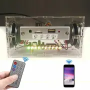 Bluetooth Speaker DIY Kit MP3 Music Stereo Sound 2*3W Power Amplifier w/ Remote