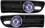 Car Fog Lights for VW for Bora for Jetta MK4 1999-2007 Car Fog Light Assembly Front Bumper Foglights Cover Halogen Fog Lamp Car Front Bumper Fog Light