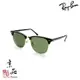 RAYBAN RB3016F W0365 55mm 黑眉金框 墨綠片 雷朋太陽眼鏡 公司貨 JPG京品眼鏡 3016