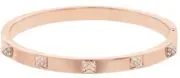 NWB Swarovski Tactic bangle White, Rose gold-tone finish-5098368 (Size M)