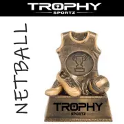 1 x NETBALL 110mm RESIN trophy award winner runner up COMPETITION gibson game