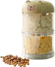 Générique Pet Treats Container - Stackable Dog Food Dispenser - Portable Food Storage Box Multi-Use Kitchen Outdoor Travel