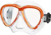 Tusa Intega Mask Scuba Diving, FreeDiving, Snorkeling Energy Orange M-2004-EO