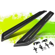 FOR 18-24 JEEP WRANGLER JL OVAL SIDE NERF BAR RUNNING BOARD W/DROP STEP PLATE 19 (for: Jeep)