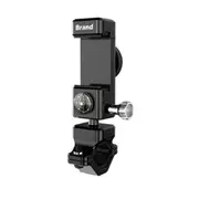Adjustable Bicycle Phone Holder Gps Bike Stand Bracket For 3.0-6.5 Inch Smartphone Black