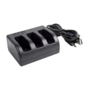Triple Battery Charger for GoPro HERO 7 Black HERO 6 HERO 5
