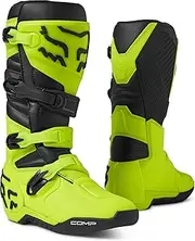 Fox Racing Comp Motocross Boots, Flo Yellow, 12