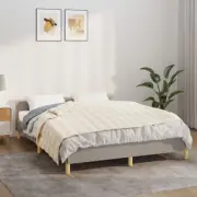 vidaXL Weighted Blanket Light cream