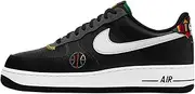 [Nike] Men's Air Force 1 Shoe (Black, Size 8)