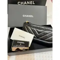 在飛比找蝦皮購物優惠-Chanel 流浪系列 扁長夾 黑色 售出