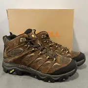 Merrell Mens Moab 3 Mid Waterproof Size 11.5 M J035839 Earth