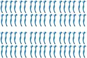 72 Pack Denture Brush Hard Denture Cleaning Brush False Teeth Brush Toothbrush