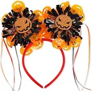 [Totelux] Halloween Glitter Headband (Pumpkin, Normal)