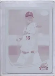 2013 Topps Pro Debut Taylor Jungmann Magenta Printing Plate..Only 1/1 in World