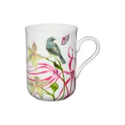 Maxwell & Williams Eloise Short Lyric Elegant Stylish Mug 330ml - Yellow Robin