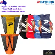 Mesh Ball Bag Sports Net Carry Bag Apprx 15 Balls Basketball Football Soccer
