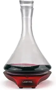 Premium Electric Aerator & Glass Decanter Set Wine Enthusiasts Natural Aeration