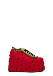 [Dolls Kill X Strawberry Shortcake] For The Picking Platform Sneakers