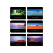Cinnamon Cork Backed Coasters Set of 6 Ken Duncan Australia