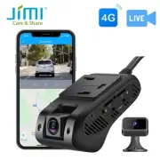 Jimi JC400 4G Car Dual DashCam Live Video GPS Tracking WiFi DVR Recorder 1080P