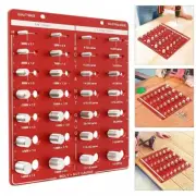 Nut and Bolt Thread Checker 28 Thread Identifier Gauge Inch and Metric Measuring